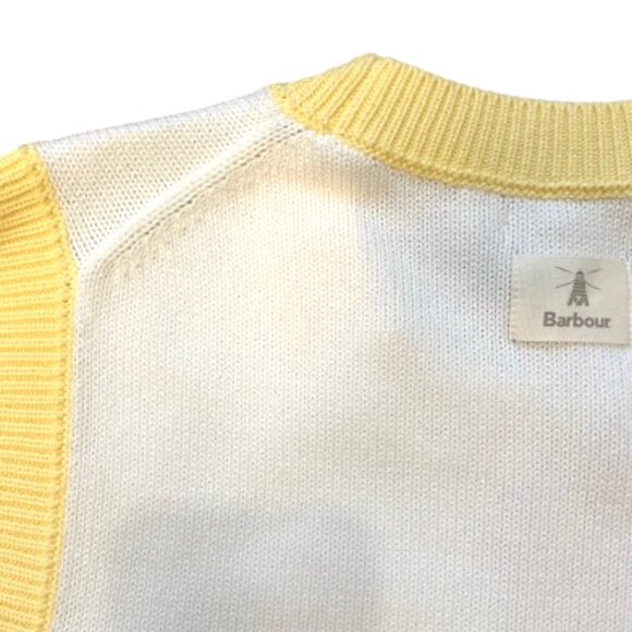 NEW Anthropology Barbour Knit Vest, Jumper Sweater, Sz US 8 - Picture 8 of 15